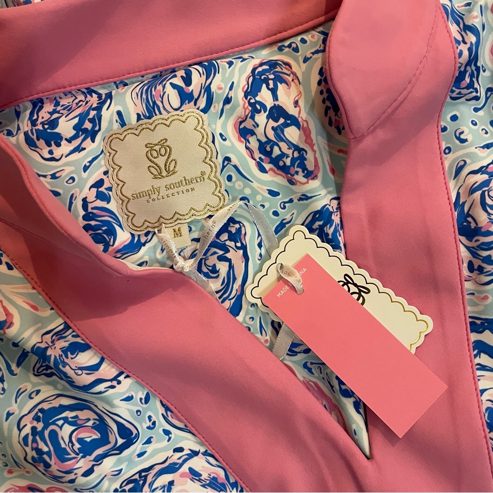 Simply Southern "Oyster Shell" Performance Dress Sizes Small, Medium, Large - Picture 7 of 7